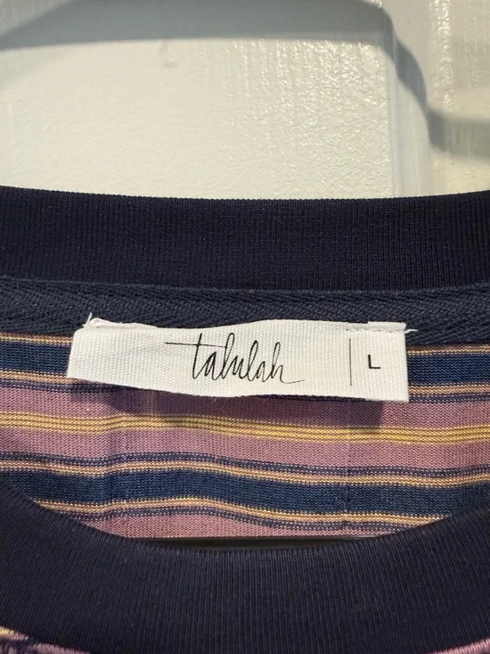 Shop Talulah Walker Stripe Boyfriend T-Shirt - Picture 2 of 4